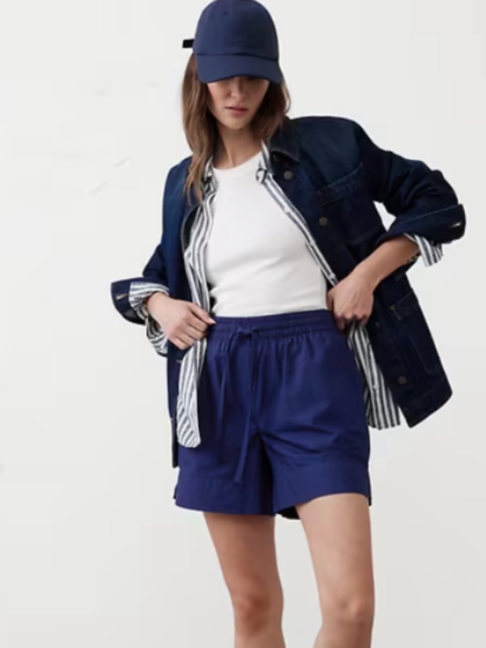 J. Crew Factory Pull On Shorts Sz L